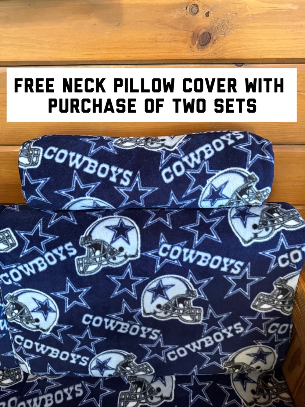 DALLAS COWBOYS Fans: THIS END UP Classic Machine Washable Slipcover 2-piece Set - Picture 8 of 16